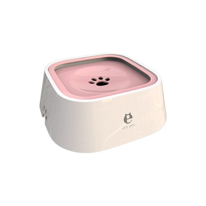 Small One Pet Splash-proof Floating Water Bowl
