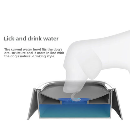 Small One Pet Splash-proof Floating Water Bowl