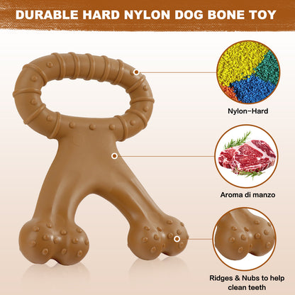 Indestructible Nylon Dog Chew Toy for Dental Health